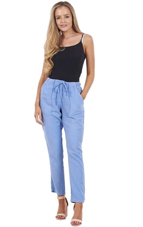 ladies lightweight summer  cotton slim pants summer trousers ebay