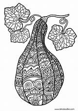 Gourd Colouring Welshpixie Coloring Mandala Pages Deviantart Choose Board Adult sketch template
