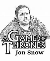 Jon Snow Coloring Pages Topcoloringpages sketch template