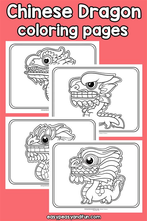 silly chinese dragon coloring pages easy peasy  fun membership