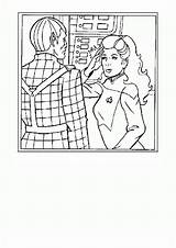 Trek Star Coloring Pages Coloringpages1001 Series Tv sketch template