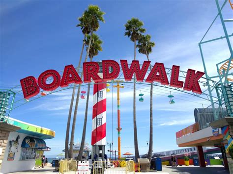 santa cruz beach boardwalk poised     theme park