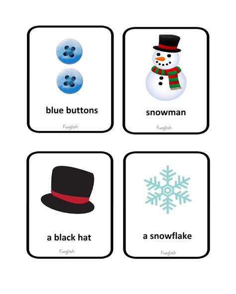 snowman bingo  printable