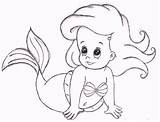 Coloring Mermaid Baby Pages Little Drawing Ariel Getdrawings Disney Printable Print Color Sheets Getcolorings Source Visit Site Details sketch template