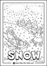 Coloring Snowy Pages Colouring Weather Kids Printable Hot Blizzard Cold Wind Sheets Snow Color Science Winter Christmas Getcolorings Kindergarten Explore sketch template