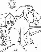 Clifford Droopy Pedestrian sketch template