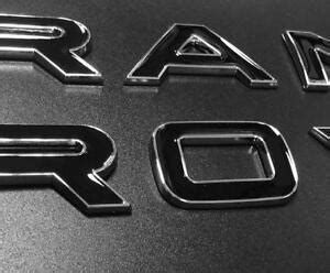 chrome letters exterior styling ebay