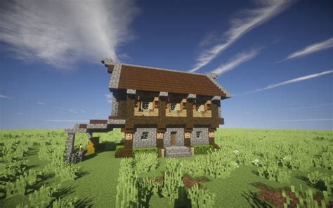 schematic house medieval