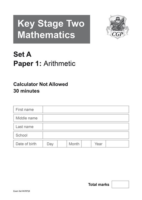 ks maths sats practice papers pack     tests