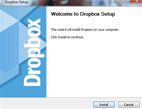 install dropbox   offline installer