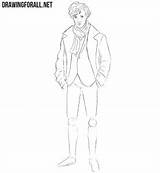Draw Cumberbatch Benedict Drawingforall Ayvazyan Stepan sketch template