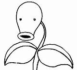 Bellsprout Pokemon Coloring Pages Arbok Coloringpagesonly sketch template