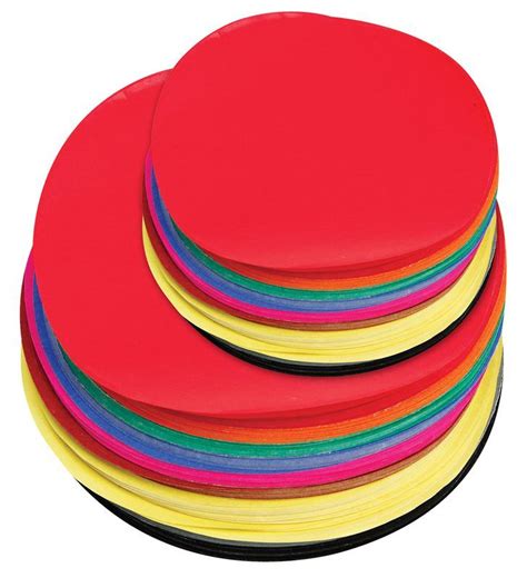 paper circles assorted cm cm pack    creative school supply company