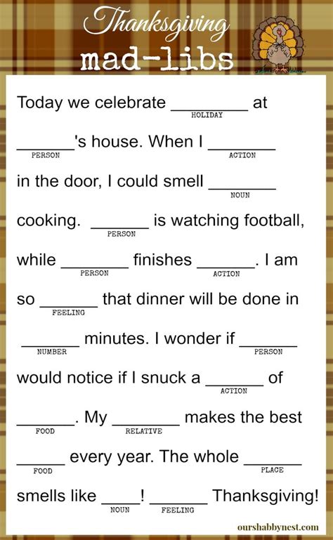 mad libs fill   blank games images  pinterest adult