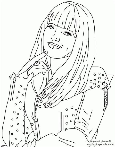 descendants mal coloring page coloringpagesonlycompages images