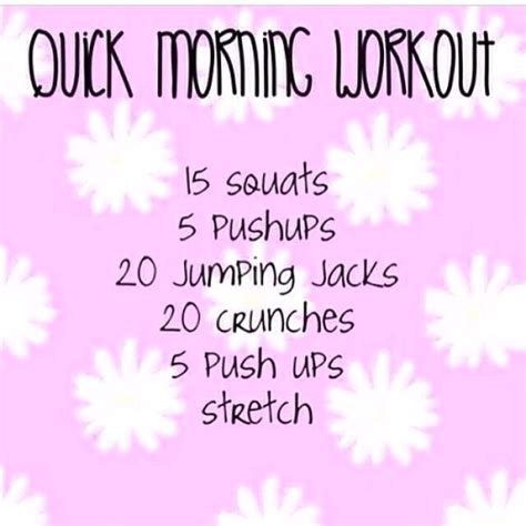 quick morning workout routine trusper