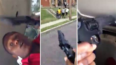 shocking video of fake drive by shooting has cops attention latest