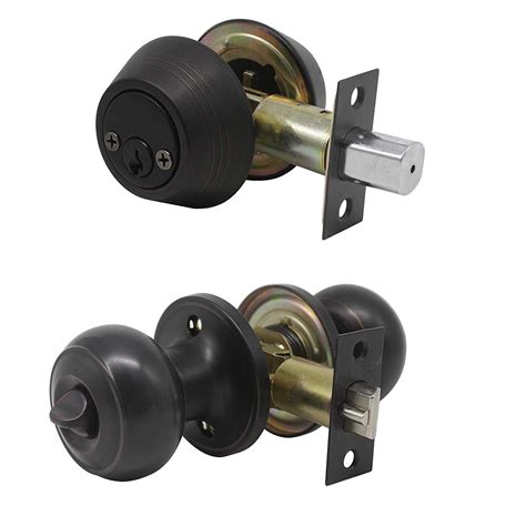 keyed alike entry door lock knob  double cylinder deadbolt oil ru probrico