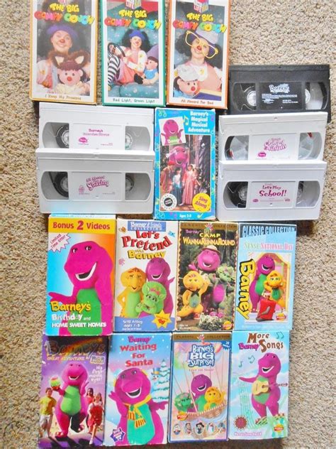 barney vhs tapes vintage    barney lot   movies tv shows