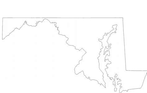 blank county map