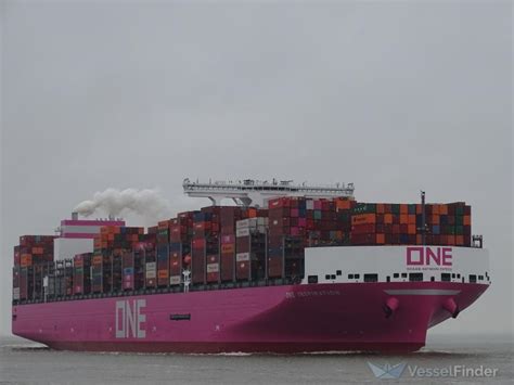 inspiration container ship details  current position imo