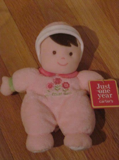 Carters Just One Year My First Doll Soft Brown Hair