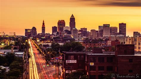 cleveland skyline wallpapers 81 wallpapers hd wallpapers