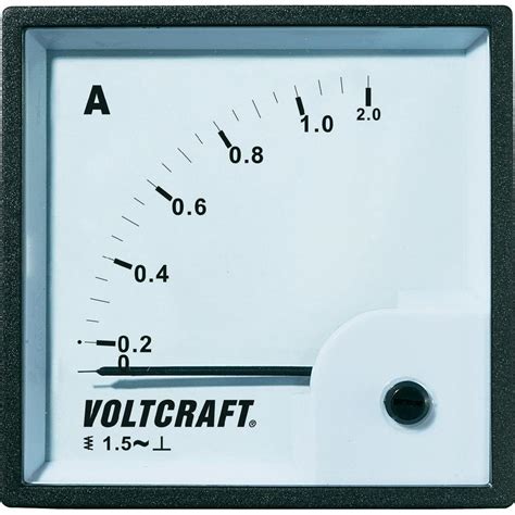 xa voltcraft analog panel meter aac sos electronic
