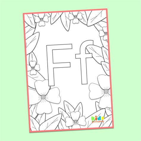 letter  coloring pages kids printables