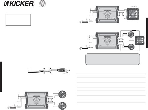 kicker subwoofer wiring diagram  wiring diagram sample