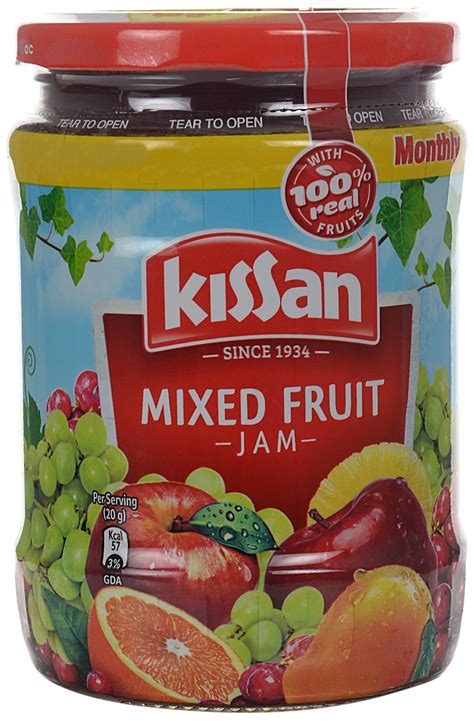 kissan jam mixed fruit 700g bottle grocery and gourmet foods