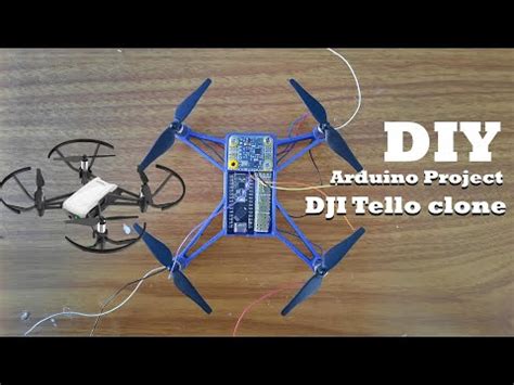 diy arduino drone project  printed dji tello clone mpu nrfl ms part  youtube
