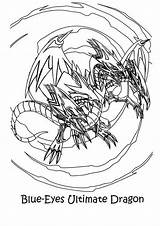 Dragon Yu Yugioh sketch template