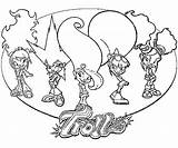 Trollz Coloring Pages Characters Amethyst Print Button 26kb 500px Grab Feel Well Through Using Size sketch template