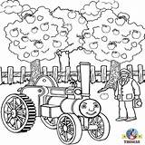 Coloring Pages Printable Thomas Train Engine Tank Friends Online Kids Apple Trevor Printables Clipart Traction Diesel Clip Picking Colouring Draw sketch template
