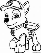 Paw Patrol Rocky Coloring Pages sketch template