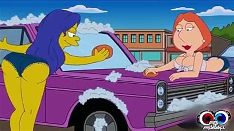 carwash scene lois griffin and marge simpson vídeo dailymotion