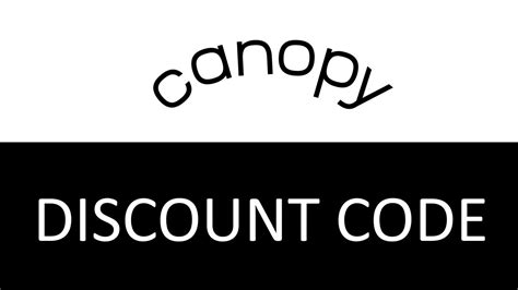 canopy discount code youtube