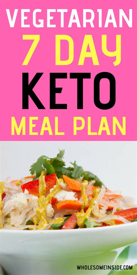 day vegetarian keto meal plan wholesome
