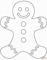 Gingerbread Coloring Cookie Pages Family Printable Print Color Getcolorings sketch template