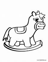 Horse Coloring Toy Pages Preschoolers Toys Color Baby Thank Hellokids Print Online Popular Dari Disimpan sketch template