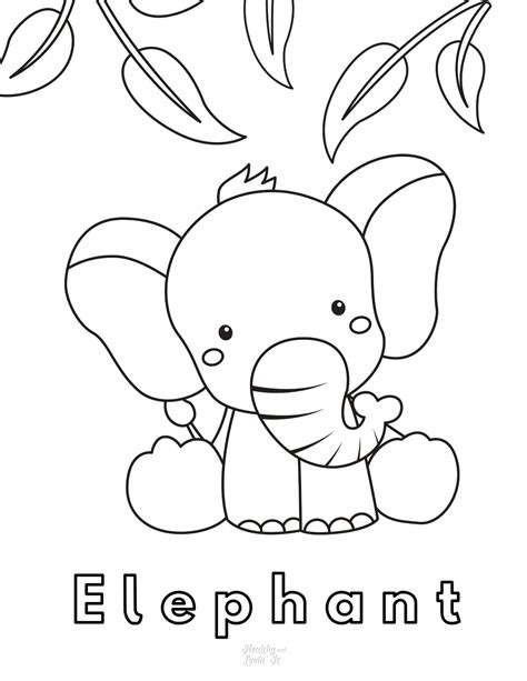 printable elephant images  printable templates
