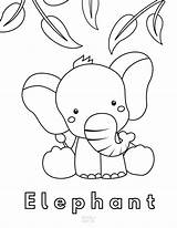 Elephant Elephants Healthyandlovinit Source sketch template