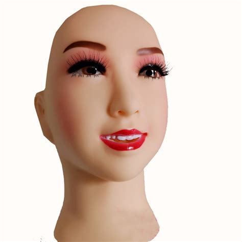 buy xinru quality handmade plastic realist full head