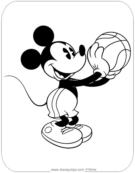 mickey mouse colroing pages classic mickey mouse coloring pages disneyclipscom color