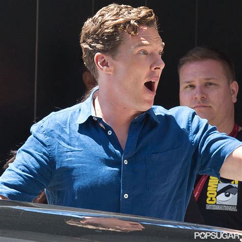 this is how benedict cumberbatch reacts when he makes