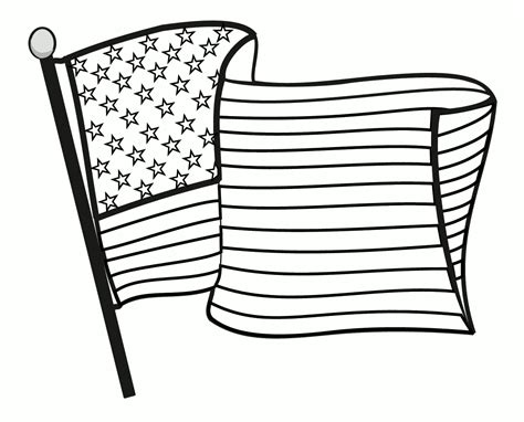 printable flag coloring pages