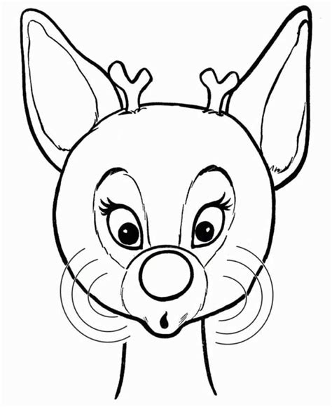 cute rudolph coloring pages printable rudolph coloring pages rudolph