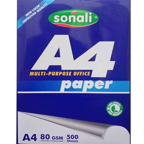 sonali  paper  gsm  sheets  reams