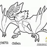 Noivern Pages Coloring Pokemon Xy Template sketch template